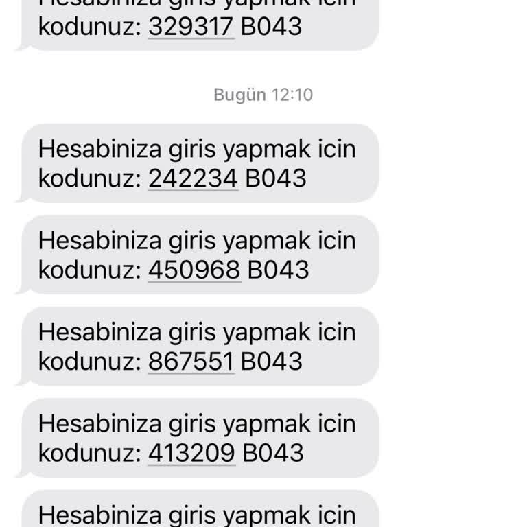 Bilinmeyen Mesajlar: Alotel'den Gelen Kodlar