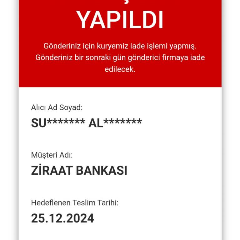 AGT Kurye'nin Sürekli Adres Hatası Ve İletişimsizliği