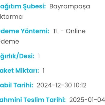 Kargoist İle Bilgilendirme Eksikliği Ve Teslimat Sorunları