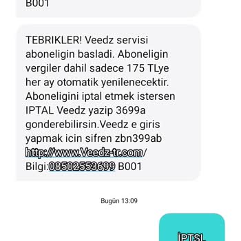 İzinsiz Abonelik Ve Para İadesi Talebi