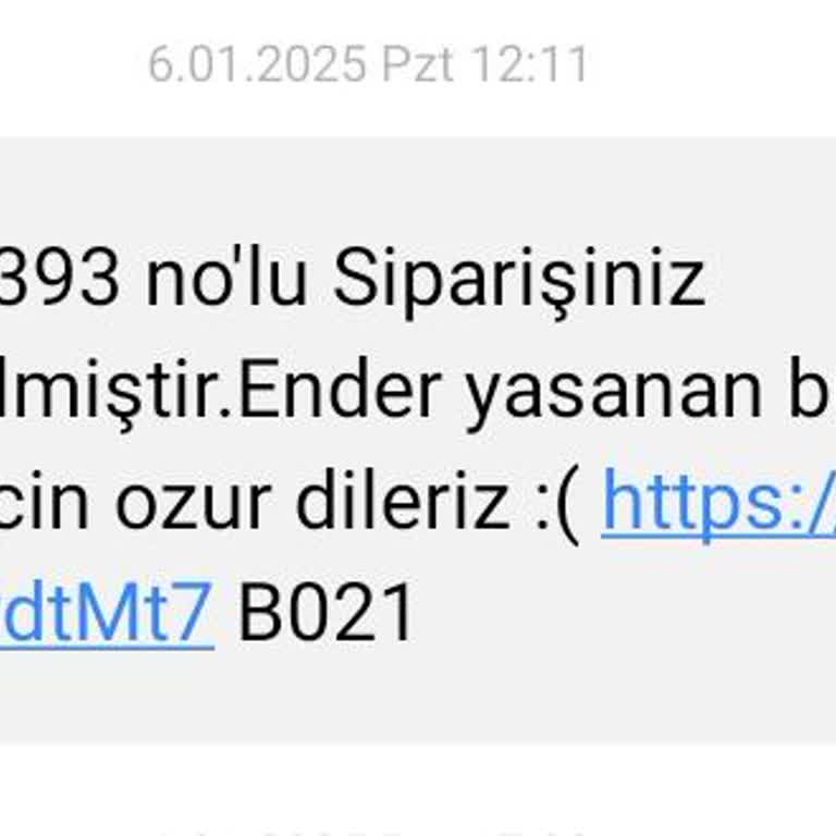 Teslim Edilmeyen Kargo Ve İptal Edilen Sipariş Sorunu