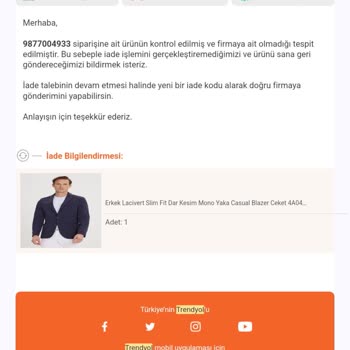Trendyol İade Sürecinde Yaşanan Çapraz Kargolama Sorunu