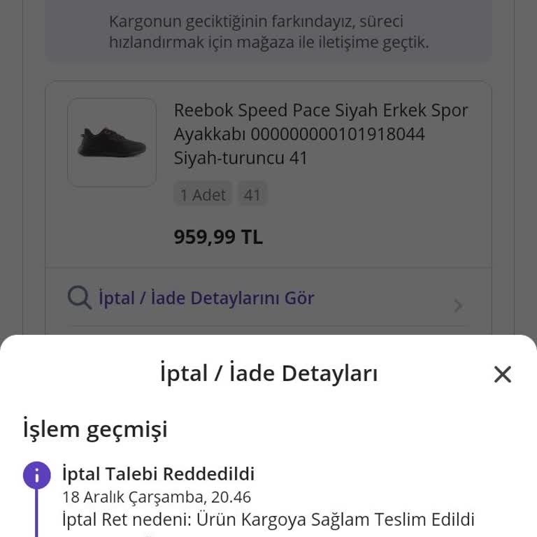Teslimat Sorunu Ve Yetersiz Tazminat