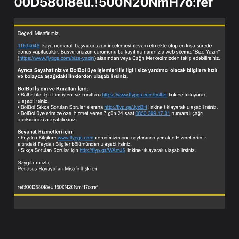 Pegasus Müşteri Hizmetleri Ve Kaybolan Puanlar