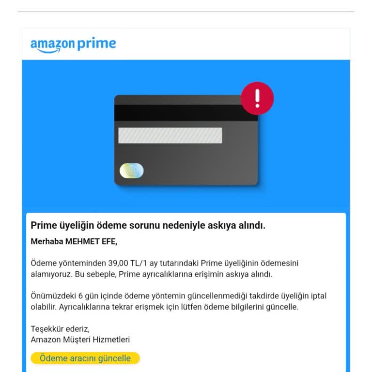 Amazon Prime Üyelik Ücreti Ve Yanlış Tarih Sorunu