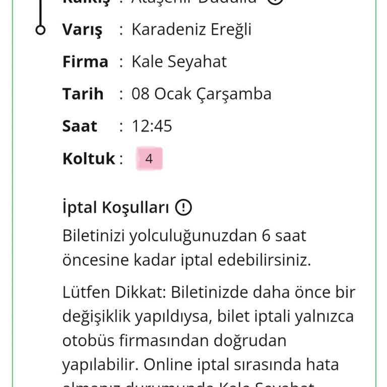 Otobüsün Zamanından Önce Kalkması Ve İletişim Eksikliği