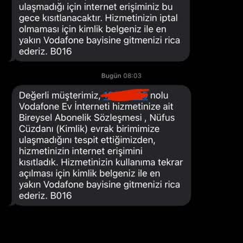 Vodafone Evde İnternet Bağlantı Sorunları Ve Hatalı Faturalandırma
