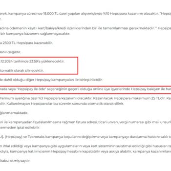 Hepsipay Kampanyası: Belirsiz Koşullar Ve Eksik Kazanım