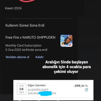 Abonelik Ödemelerinde Haksız Para Çekimi