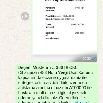 Beko Yazar Kasa POS Cihazı Entegrasyon Sorunu Ve İletişim Eksikliği