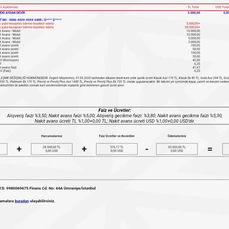 Yanlış Yatırılan Para Üzerine Haksız Faiz Uygulaması