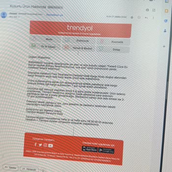 Kırık Ürün Ve Yanıltıcı Tedarik Süreci Mağduriyeti