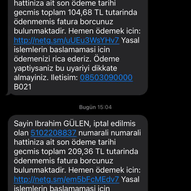 Netgsm'den Aldığım Hattın İadesi Yapılmıyor