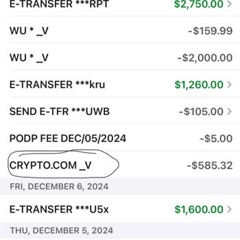 Crypto.com Failed to Credit My $585 Dogecoin Deposit