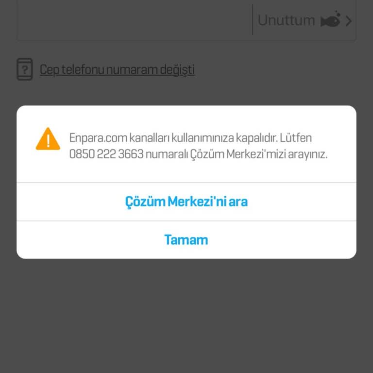 Enpara Hesabım Bloke Edildi Yasal Olmayan İşlem
