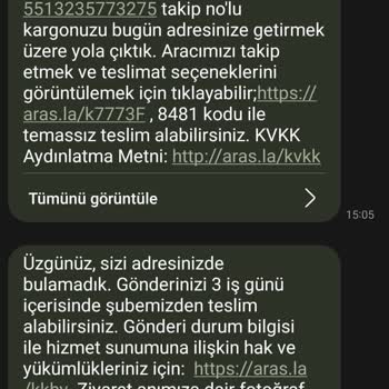 Evdeyken Teslim Edilmeyen Kargo Mağduriyeti