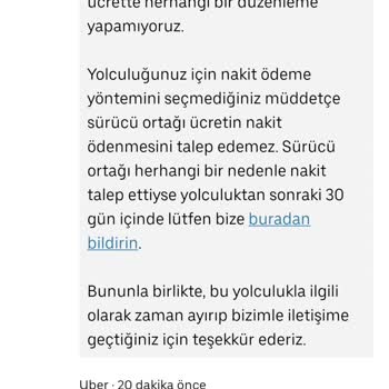 Uber'de Beklenmedik Ücret Şoku!