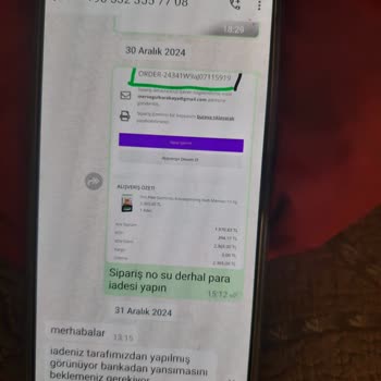 Kedi Maması Siparişi İptali Sonrası Para İadesi Sorunu