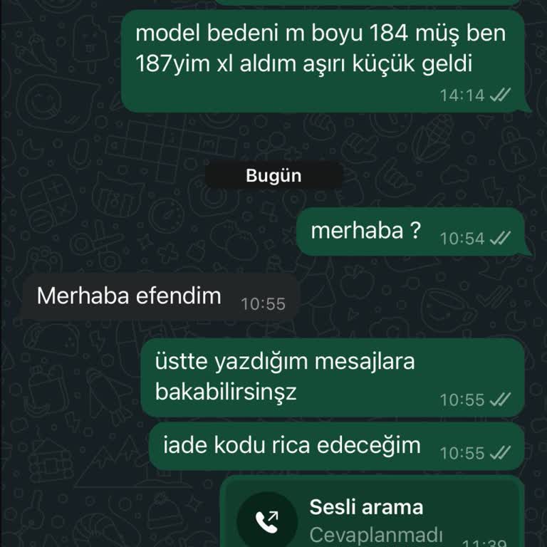 Yanıltıcı Beden Bilgisi Ve İlgisiz Müşteri Hizmetleri