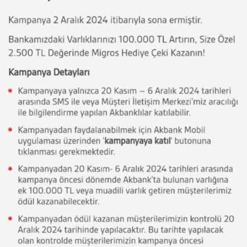 Akbank'ın Kampanya Yanıltmacası: Hediye Çeki Mağduriyeti
