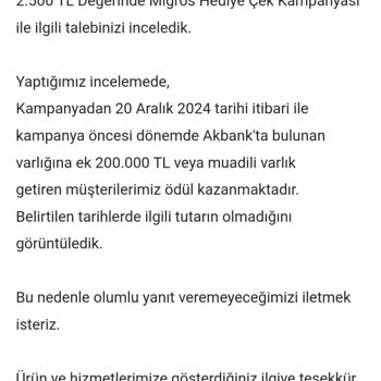 Akbank'ın Kampanya Yanıltmacası: Hediye Çeki Mağduriyeti
