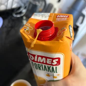 Trendyol Market'ten Aldığım Küflü Dimes Portakal Suyu Şoku