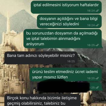 Zara Siparişim Teslim Edilmedi Ve Ücret İadesi Yapılmadı