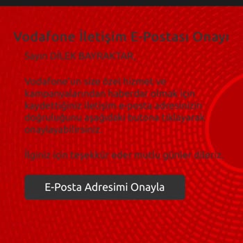 Vodafone E-posta Doğrulama Sorunu Ve Hediye İnternet Hayal Kırıklığı