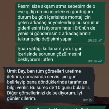 Koçtaş'tan Aldığımız Ranza Sorunu Çözülmedi