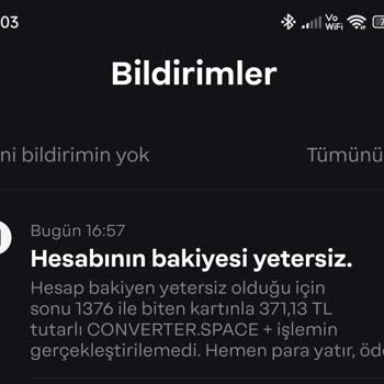 Hesabımdan İzinsiz Para Çekme Girişimi