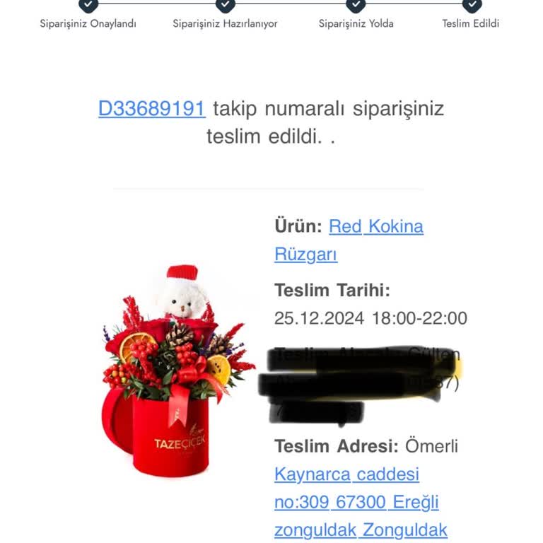 Kaybolan Çiçek Siparişi Ve İlgisiz Hizmet