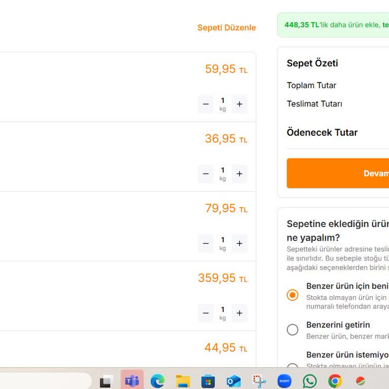 Migros Sanal Market'te Fahiş Teslimat Ücreti Artışı