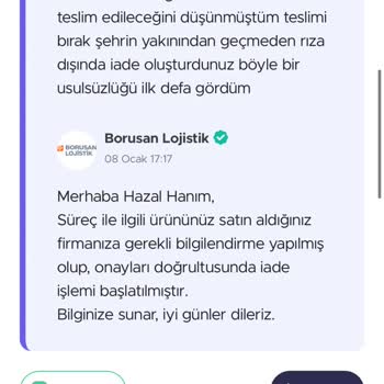 Yanlış Teslimat Ve İade Süreci Mağduriyeti