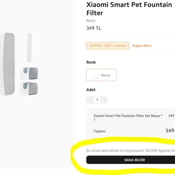 Xiaomi Pet Fountain Yedek Parça Krizi
