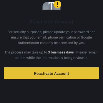 Binance Kimlik Doğrulama Sorunu: Hesabıma Erişemiyorum