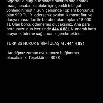 Turkıss Ltd'nin Sürekli Fatura Talebi Ve Hizmet Eksikliği