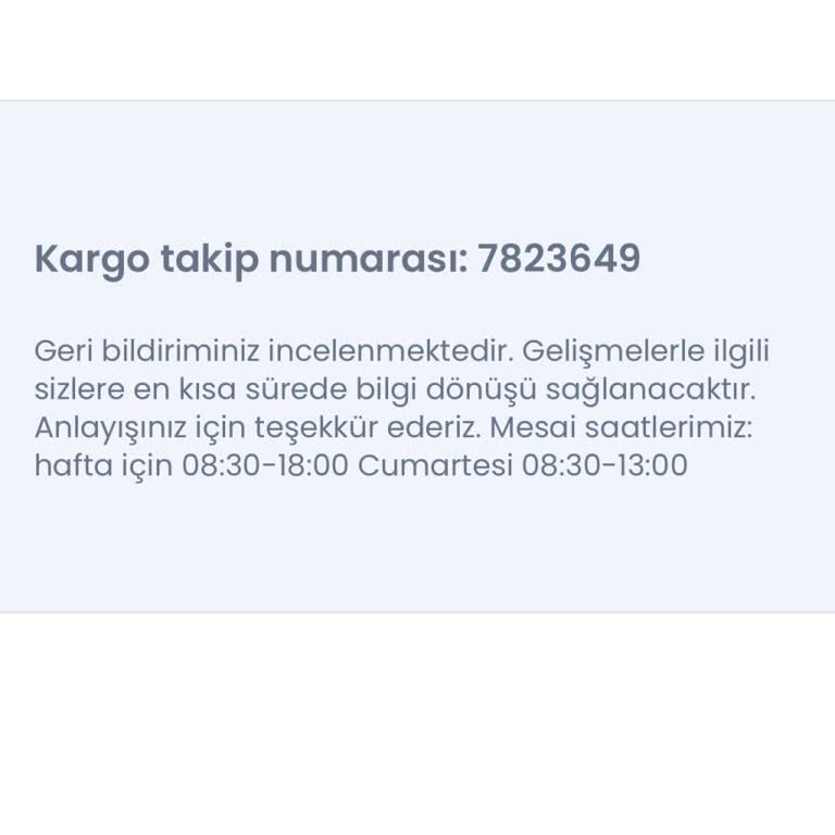Aras Kargo'da İade Saati Karmaşası Ve İlgisizlik