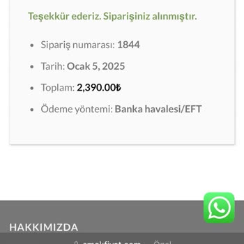 Yanıltıcı Sipariş Ve Ekstra Ücret Talebi