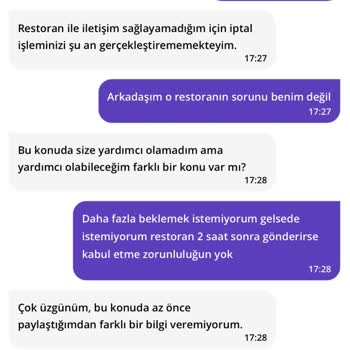 Burger King Siparişimde Uzun Bekleme Ve İptal Sorunu
