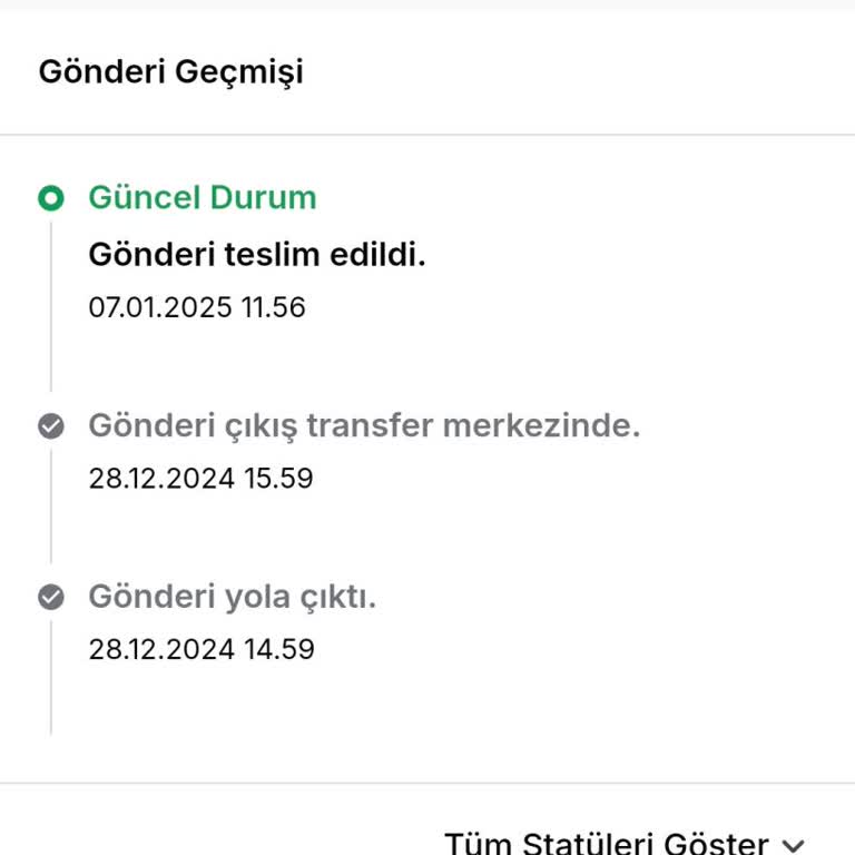 Kayıp Kargo Ve Yanıltıcı Teslimat Bilgisi