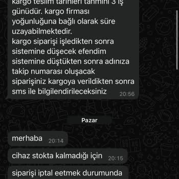 Stokta Var Denilen Ürünler Ve Kargolama Sorunları