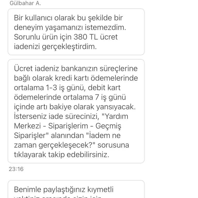 Sürekli Eksik Sipariş Ve İade Sorunu