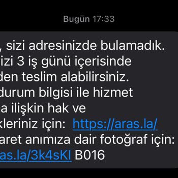 Aras Kargo'nun Duyarsız Hizmeti Ve Adres Teslim Sorunu