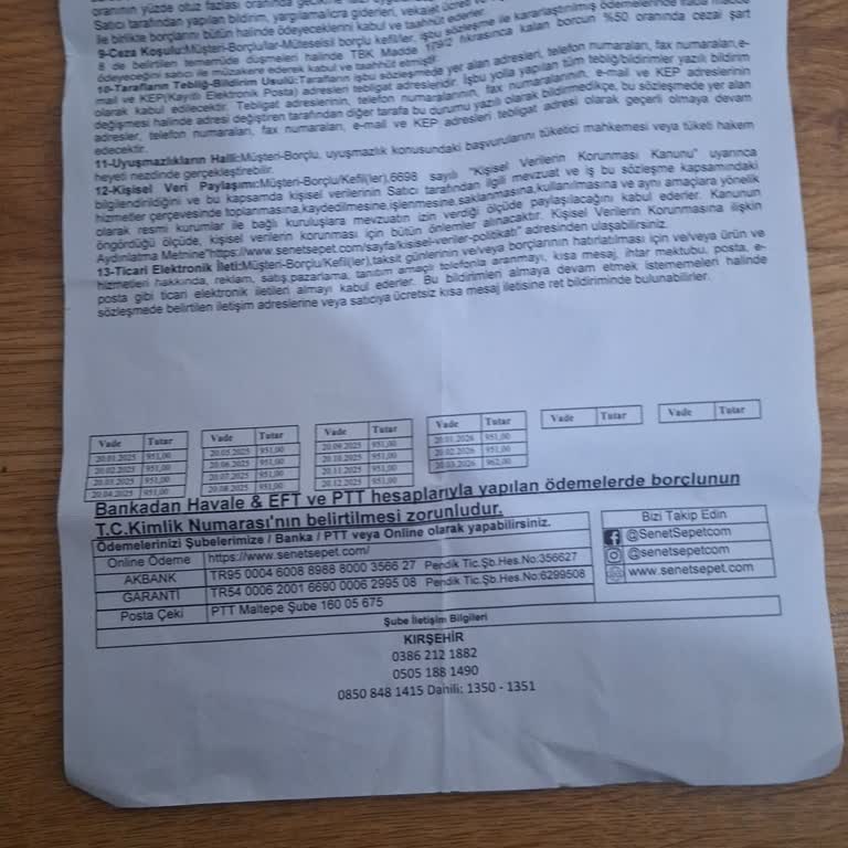 Teslim Edilmeyen Ürün Ve İletişim Sorunları