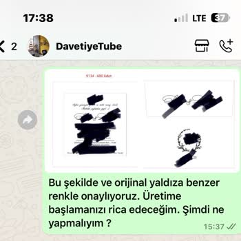 Yanlış Renk Davetiye Hayal Kırıklığı Yarattı