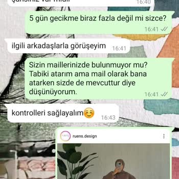 Ruens Design İle Yaşanan Sipariş Ve İade Sorunu