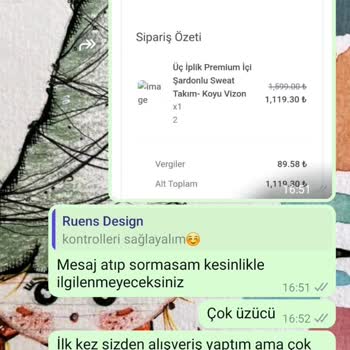 Ruens Design İle Yaşanan Sipariş Ve İade Sorunu
