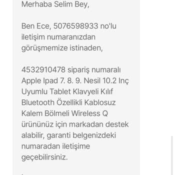 Satıcıya Ulaşım Sorunu Ve Çözüm Beklentisi