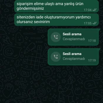 Yanlış Ürün Ve İletişimsizlik Mağduriyeti