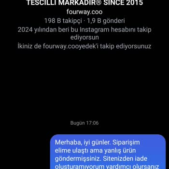 Yanlış Ürün Ve İletişimsizlik Mağduriyeti